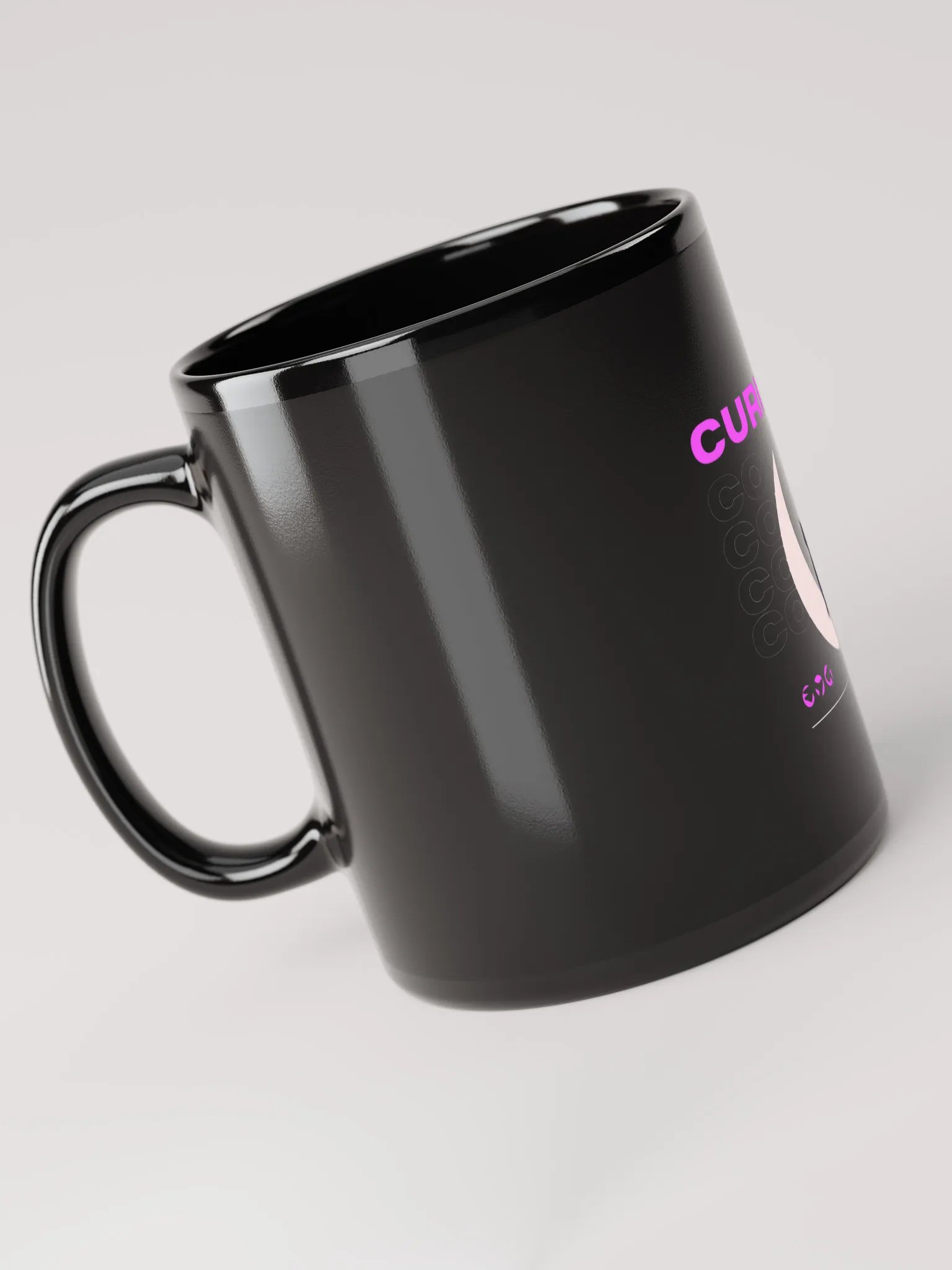 Black Glossy Mug product image (5)