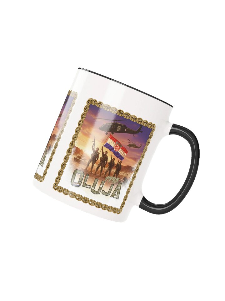 OLUJA 1995 Military Flag Ceramic Mug product image (5)