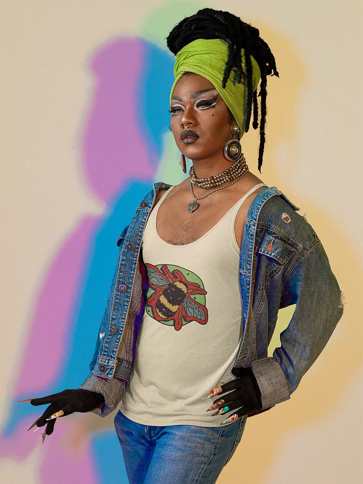 Vaporbee unisex jersey tank top product image (1)