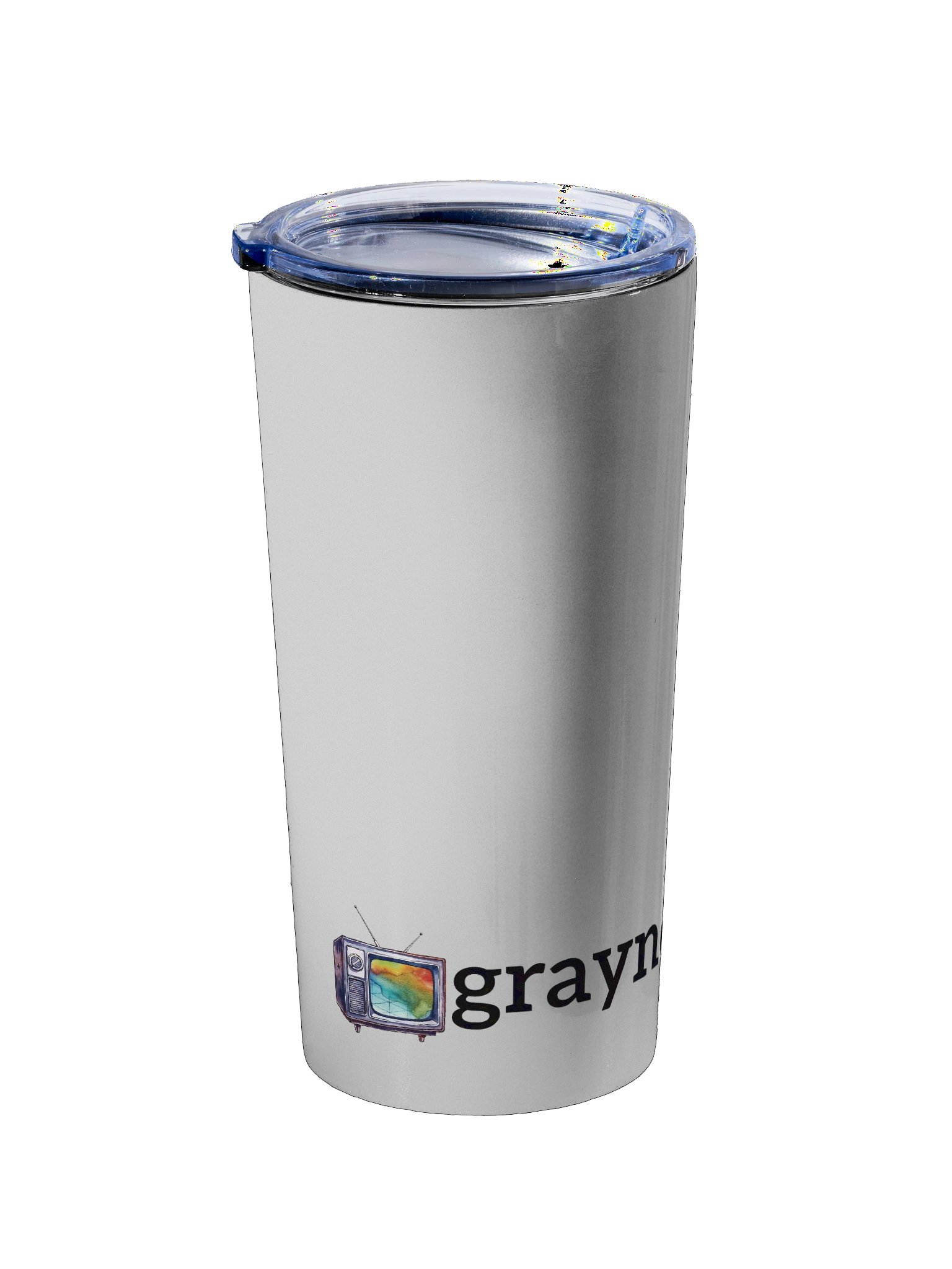 Graynoise Color Grid TV and URL 20oz Stainless Steel Tumbler product image (2)