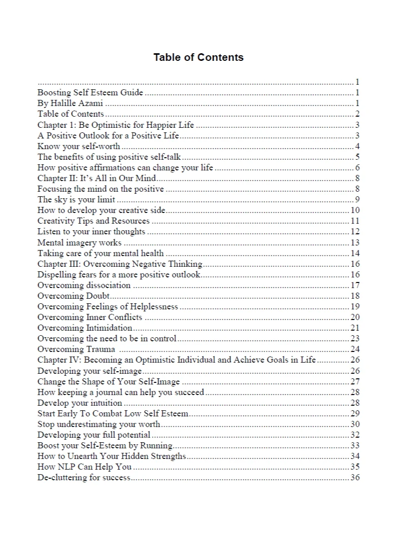 Boosting Self-Esteem eBook product image (2)