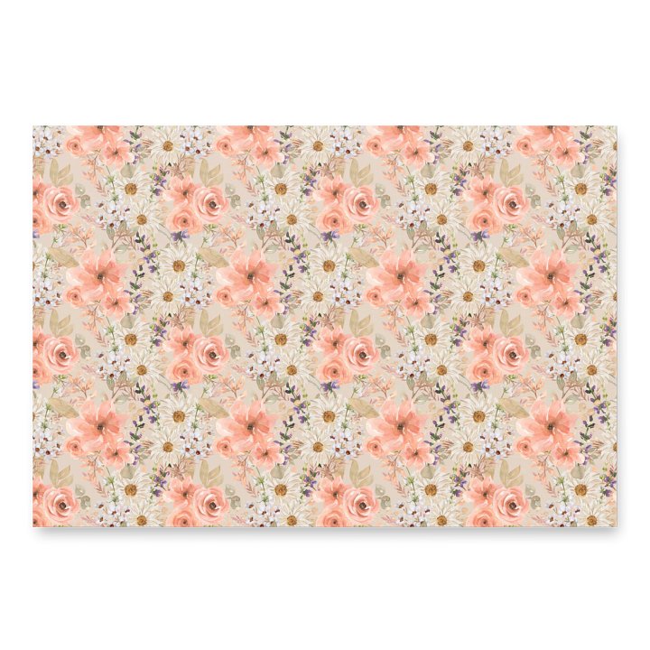 Orange Flowers Paper Sheets product image (2)