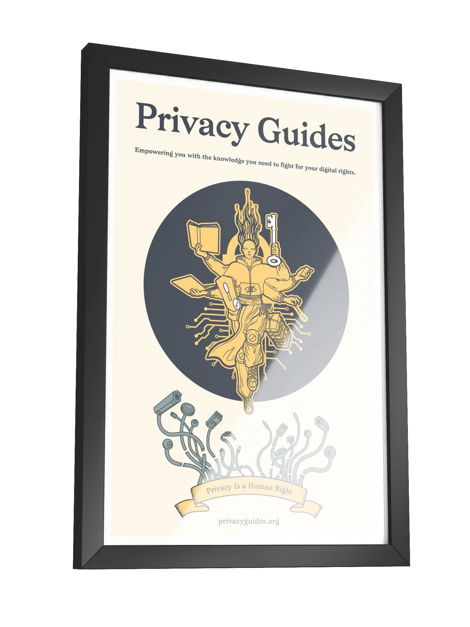 Defender of Privacy - Framed Poster product image (3)