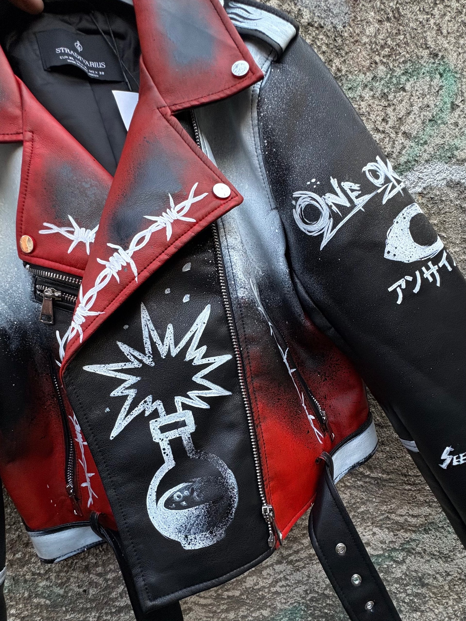 LINKIN PARK CUSTOM HAND-PAINTED JACKET (1-OF-1) product image (6)
