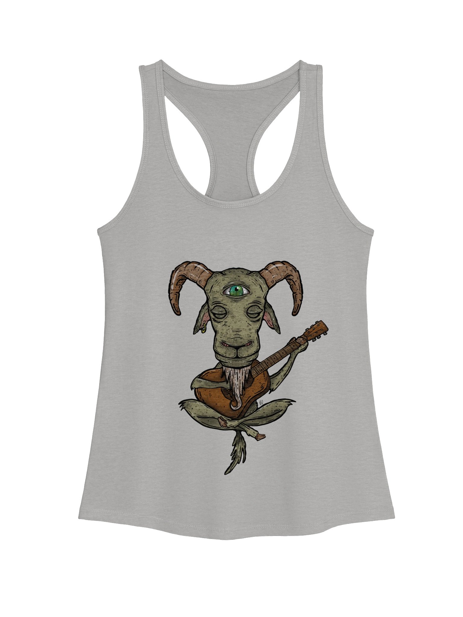 GOAT Strings - Next Level Women's Racerback Tank Top product image (32)