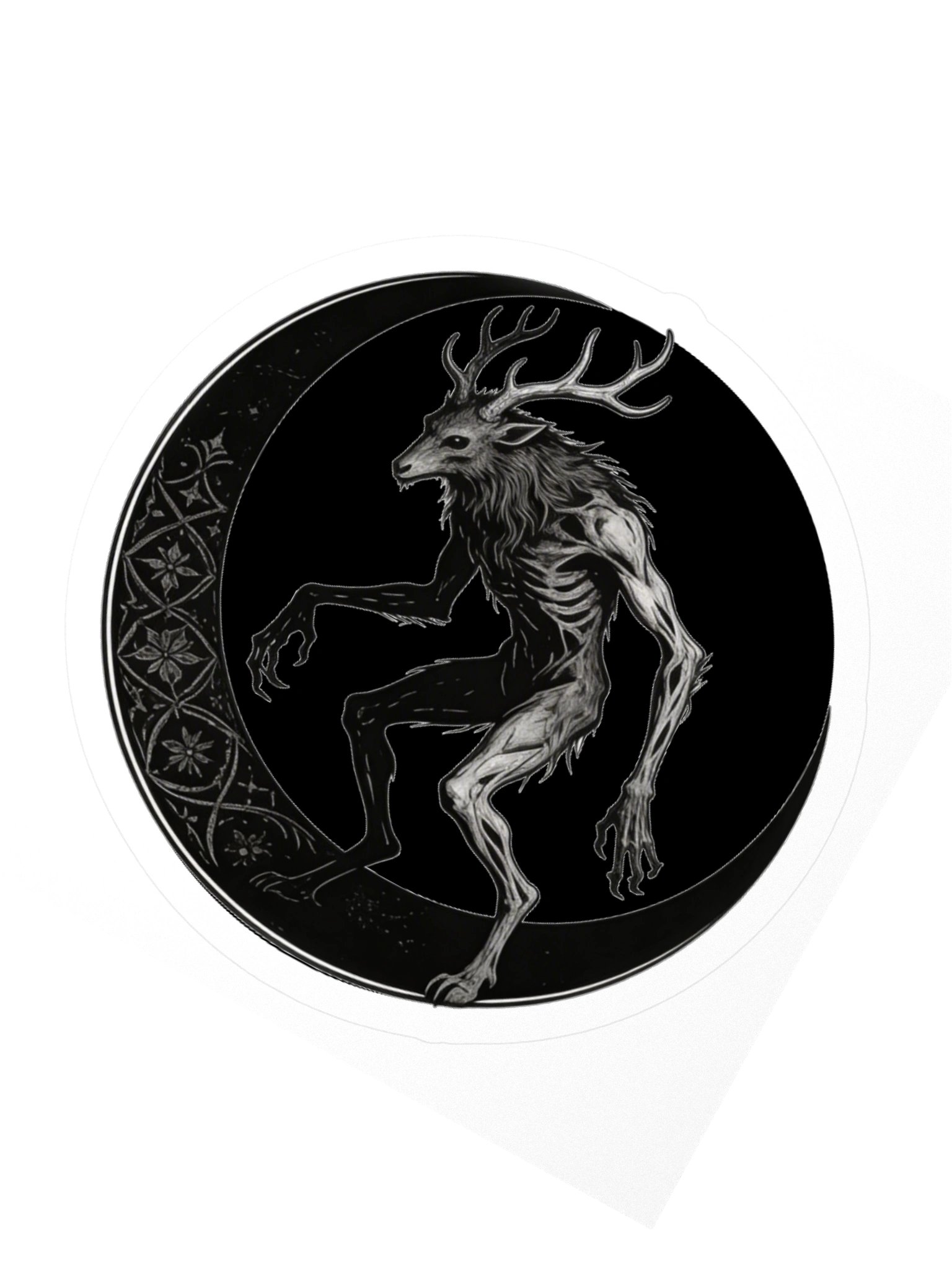 Wendigo Hunger of the Wild Kiss Cut Sticker product image (5)