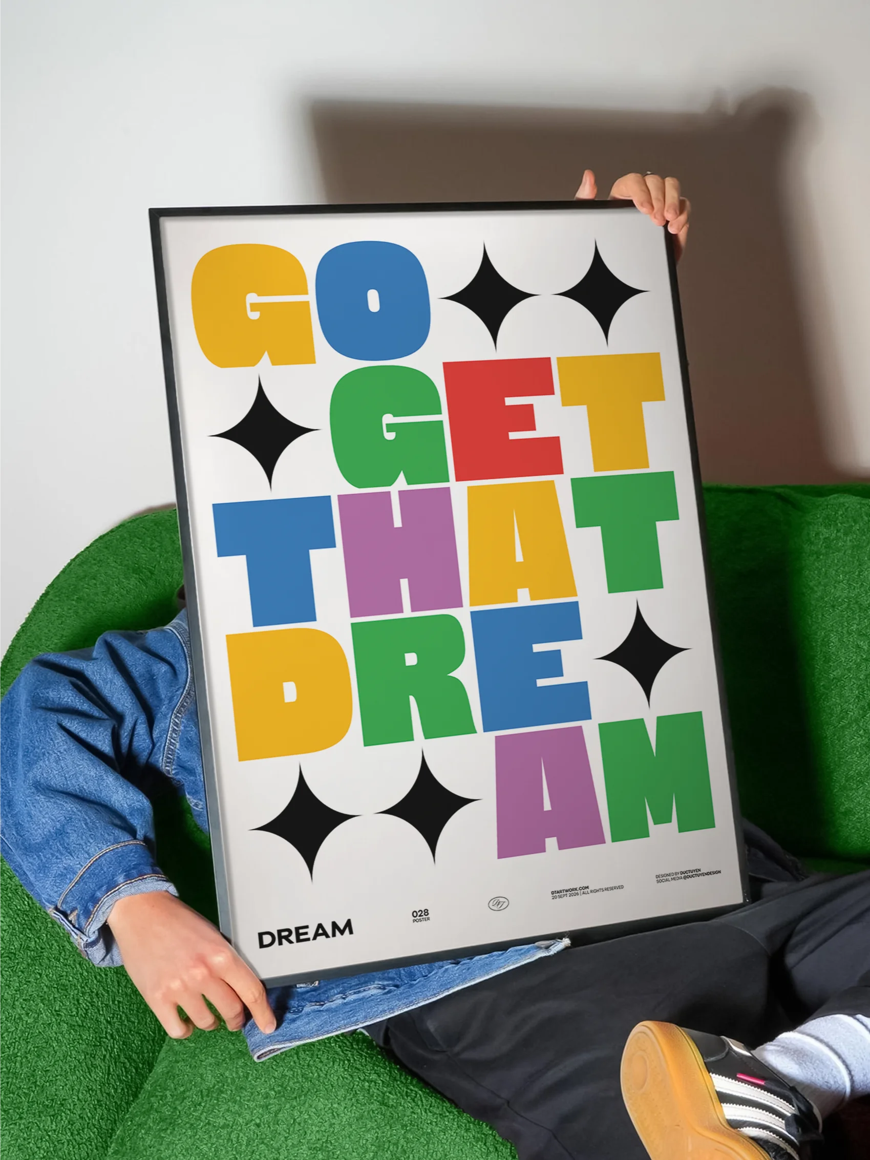"GO GET THAT DREAM" Framed Poster product image (99)