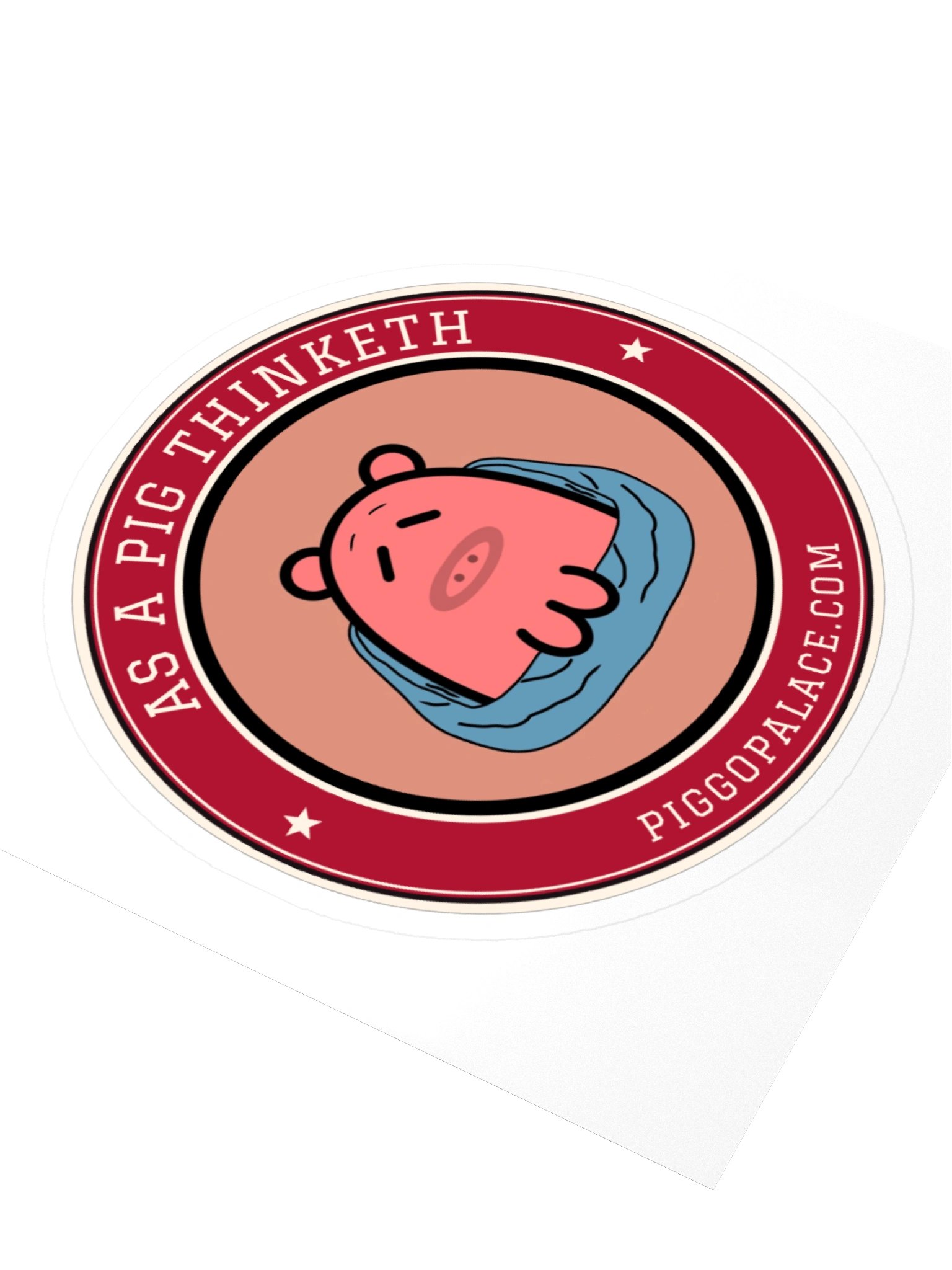 Blanket Pig Sticker | As a Pig Thinketh product image (8)