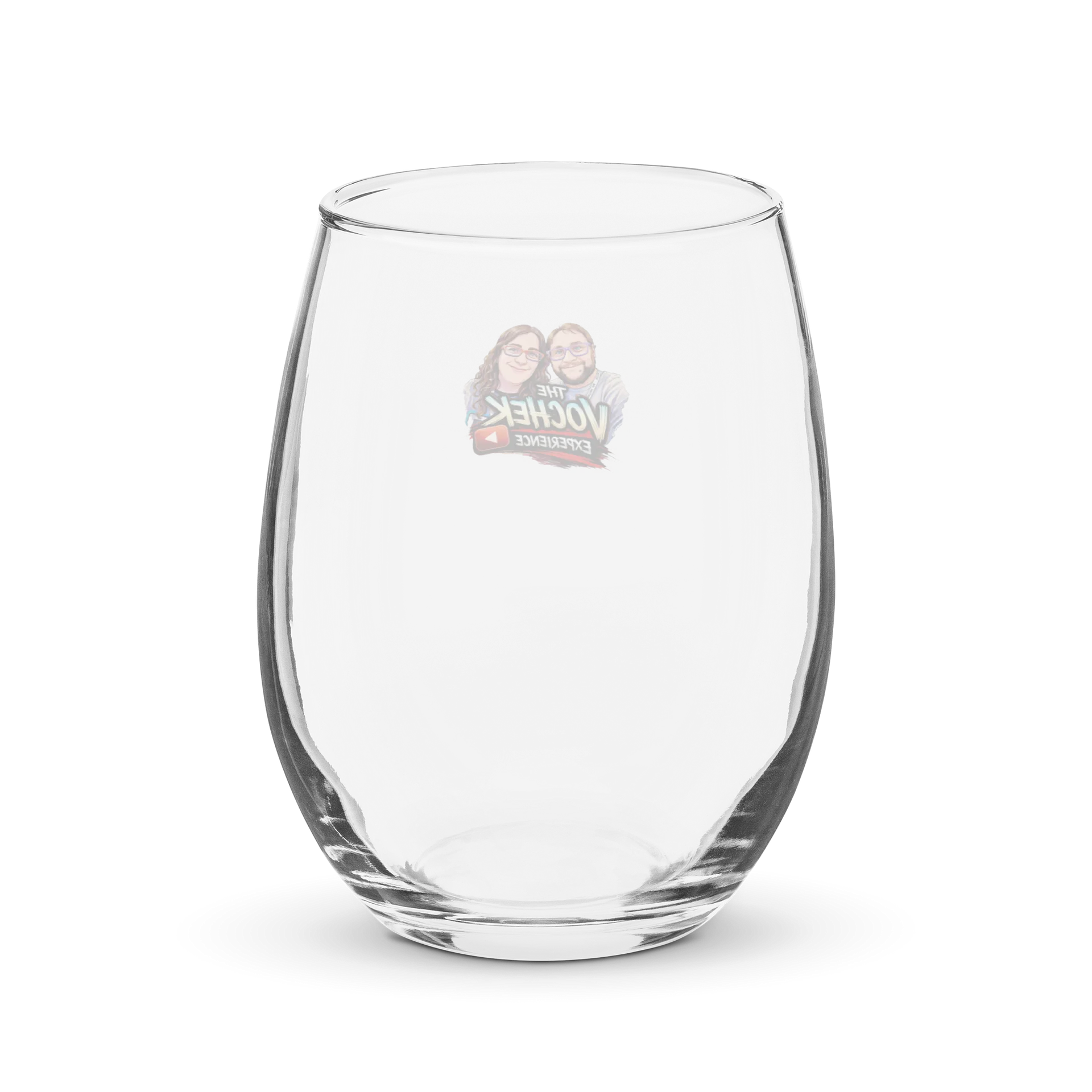 The Vochek Experience Logo Stemless Wine Glass product image (2)