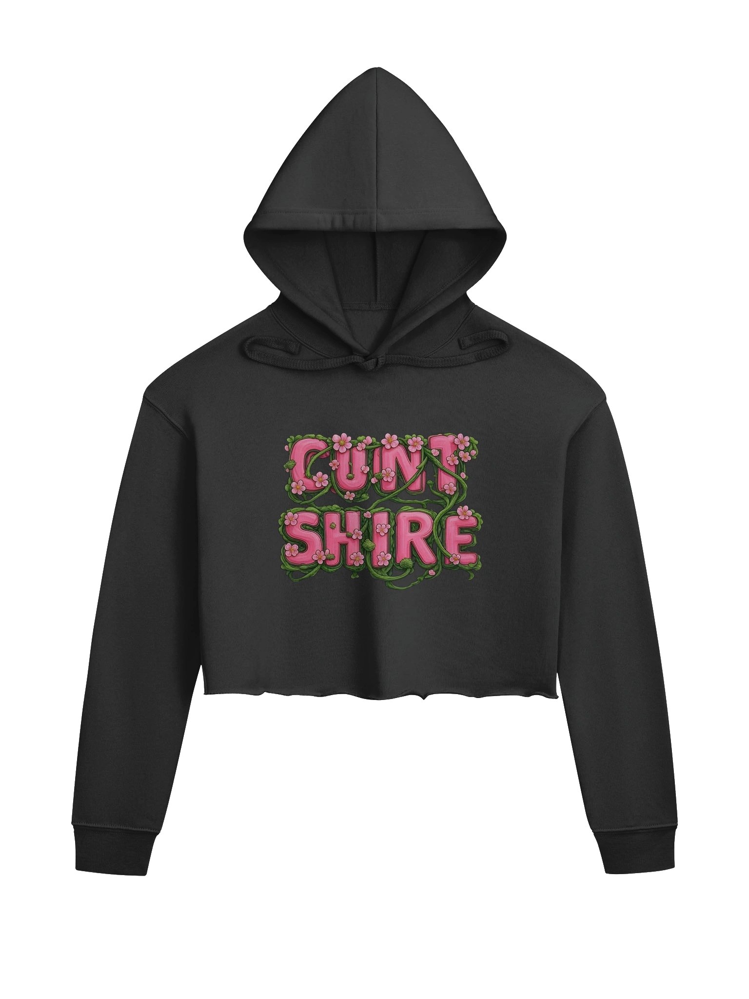 [CUNT SHIRE] Crop Hoodie product image (1)