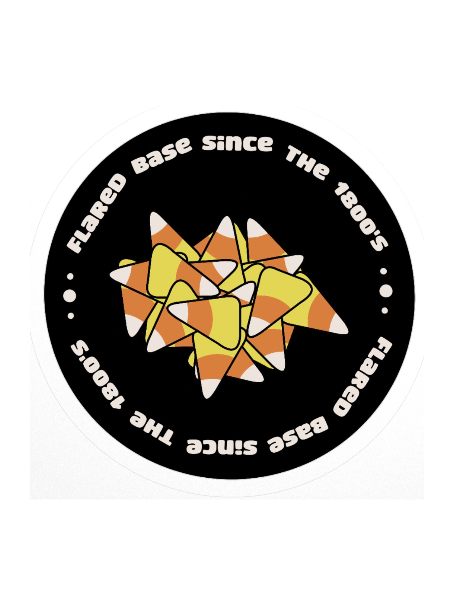 Candycorn Flared Base Sticker product image (2)