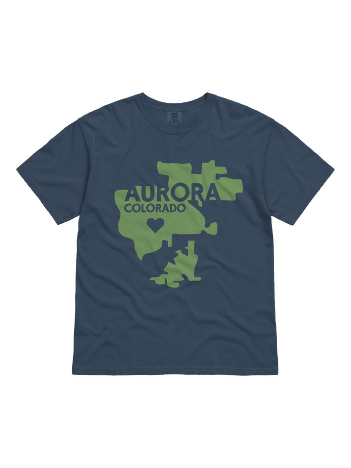 Aurora Map T-shirt (Green) product image (1)