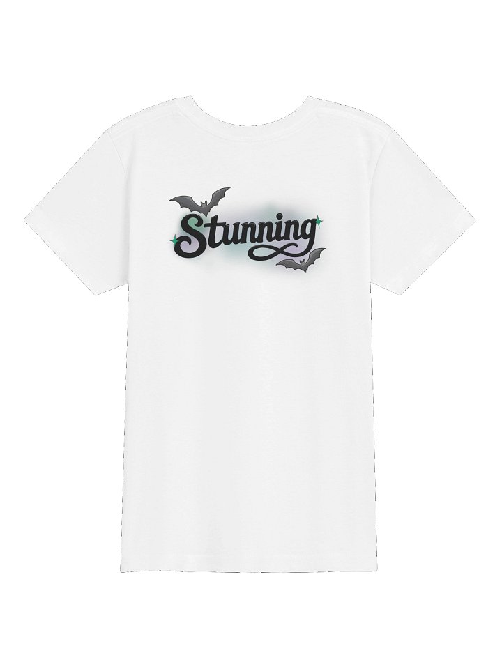 Jnr Stunning In Black Back Logo Tee product image (1)