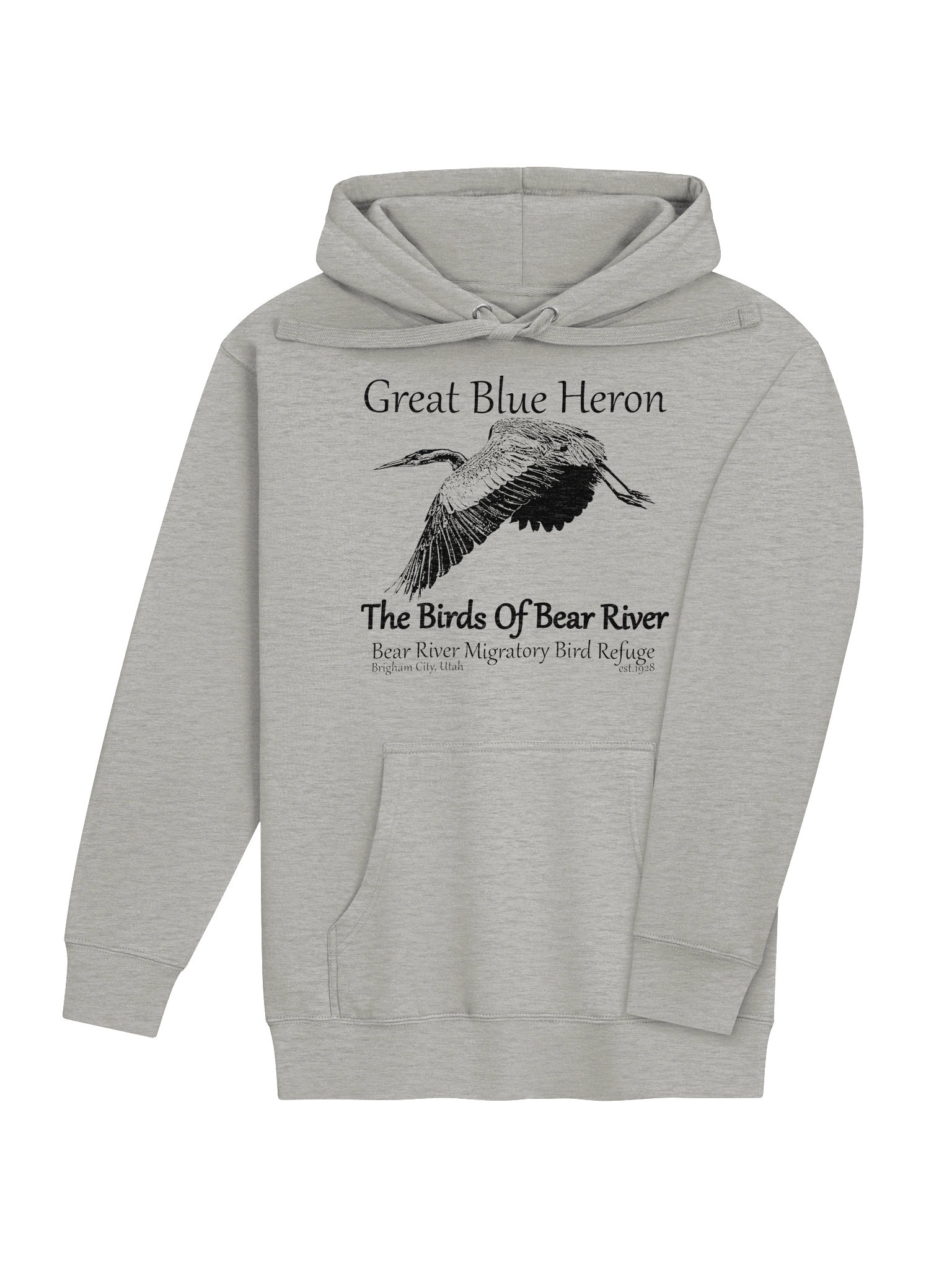 Birds of Bear River Great Blue Heron Premium Hoodie product image (28)