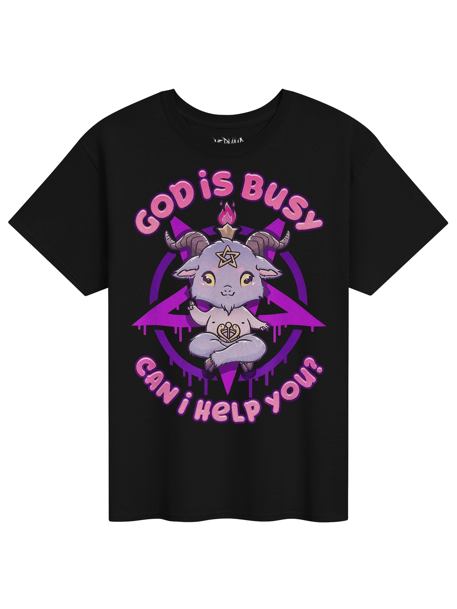 God Is Busy Baphomet Tee product image (1)