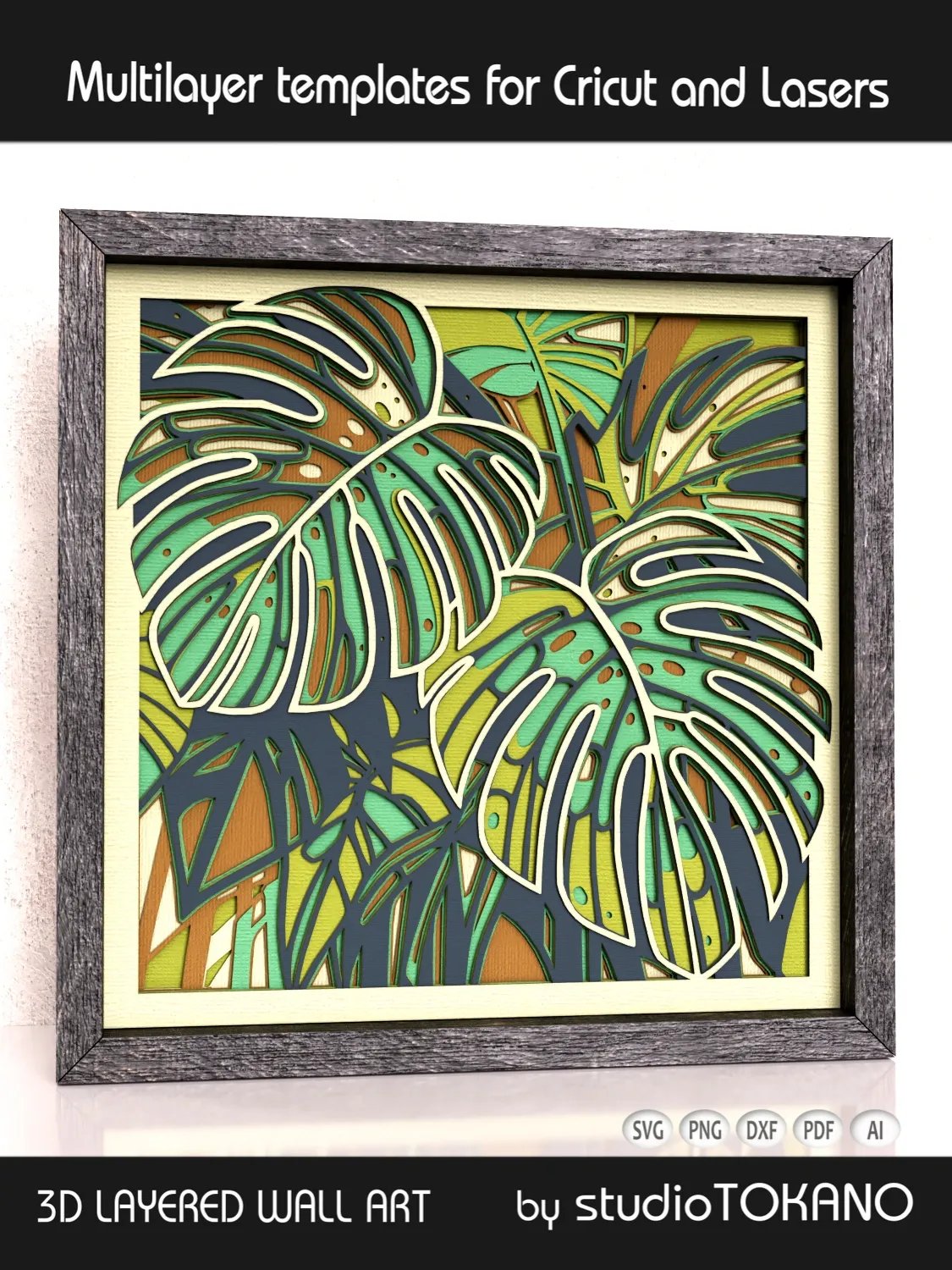 Monstera Shadow Box product image (8)