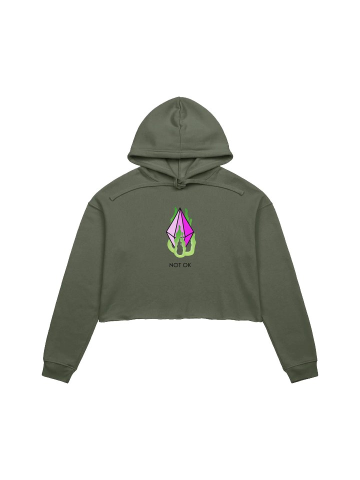 Unhinged Plumbob Crop Hoodie product image (1)
