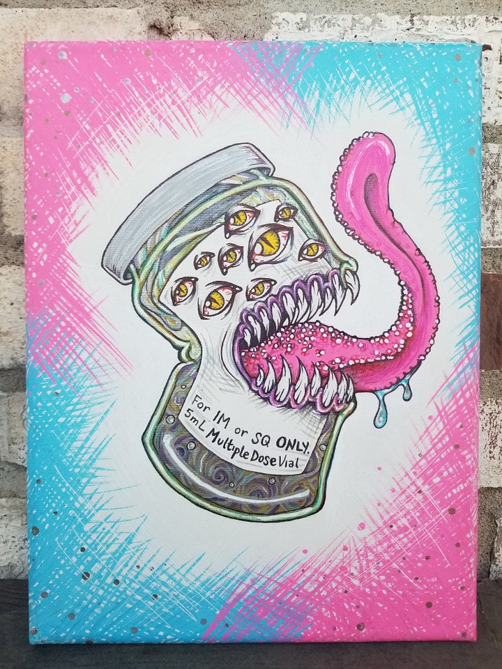 Vial Mimic, Original Painting product image (2)