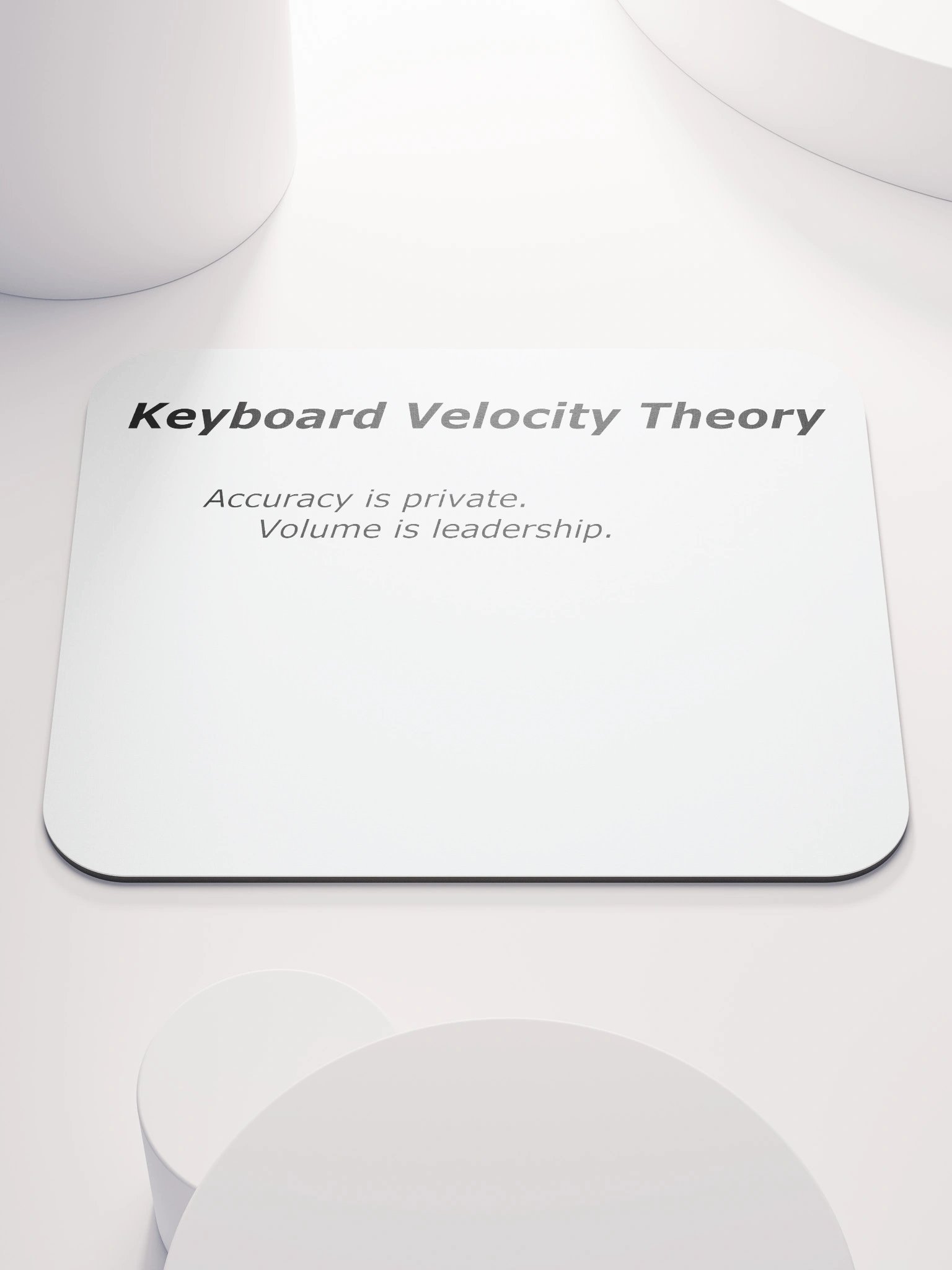 Keyboard Velocity Theory Mouse Pad product image (1)