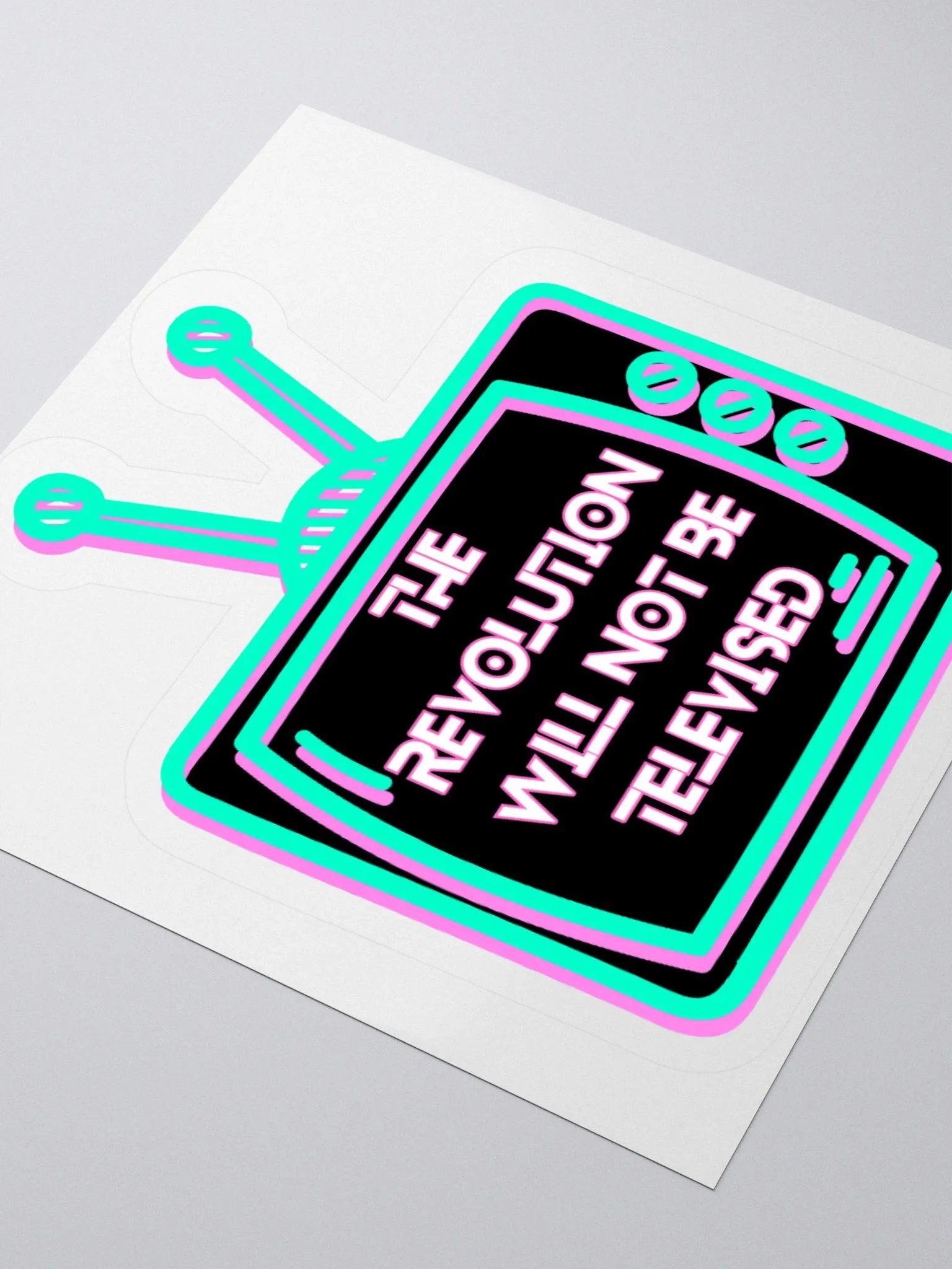 The Revolution Will Not Be Televised Sticker product image (3)