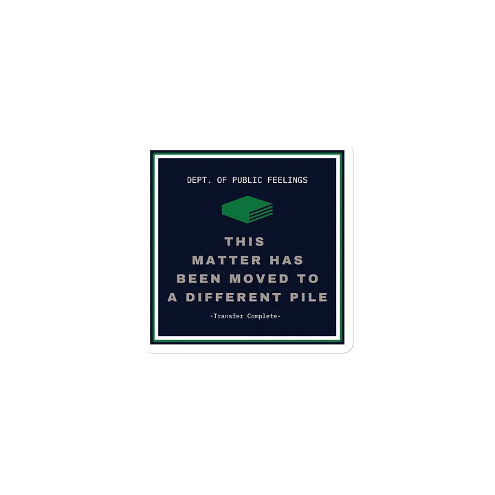 This Matter Has Been Moved to a Different Pile Magnet product image (1)