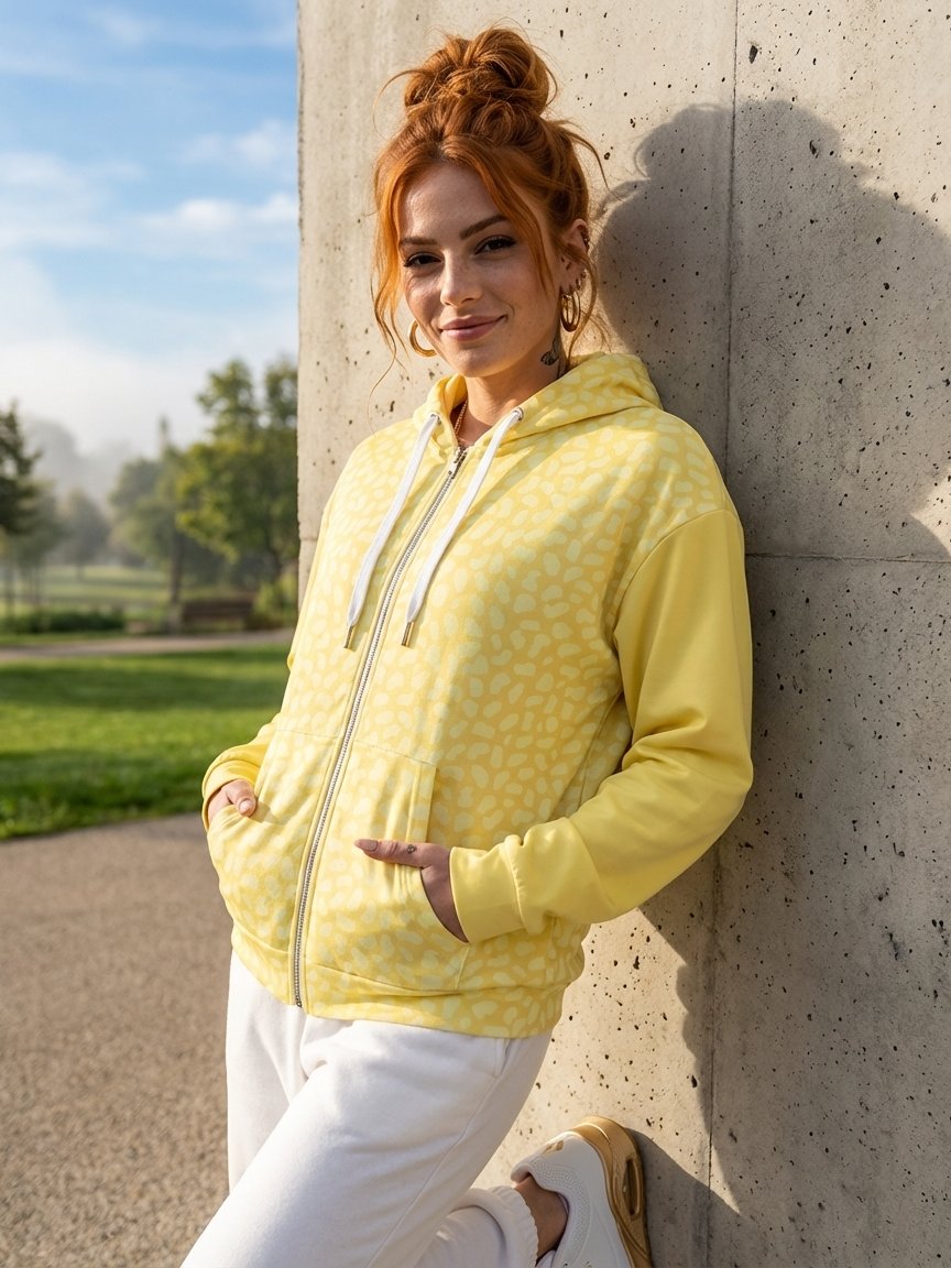 Sunny day-Recycled Unisex Zip Hoodie product image (5)