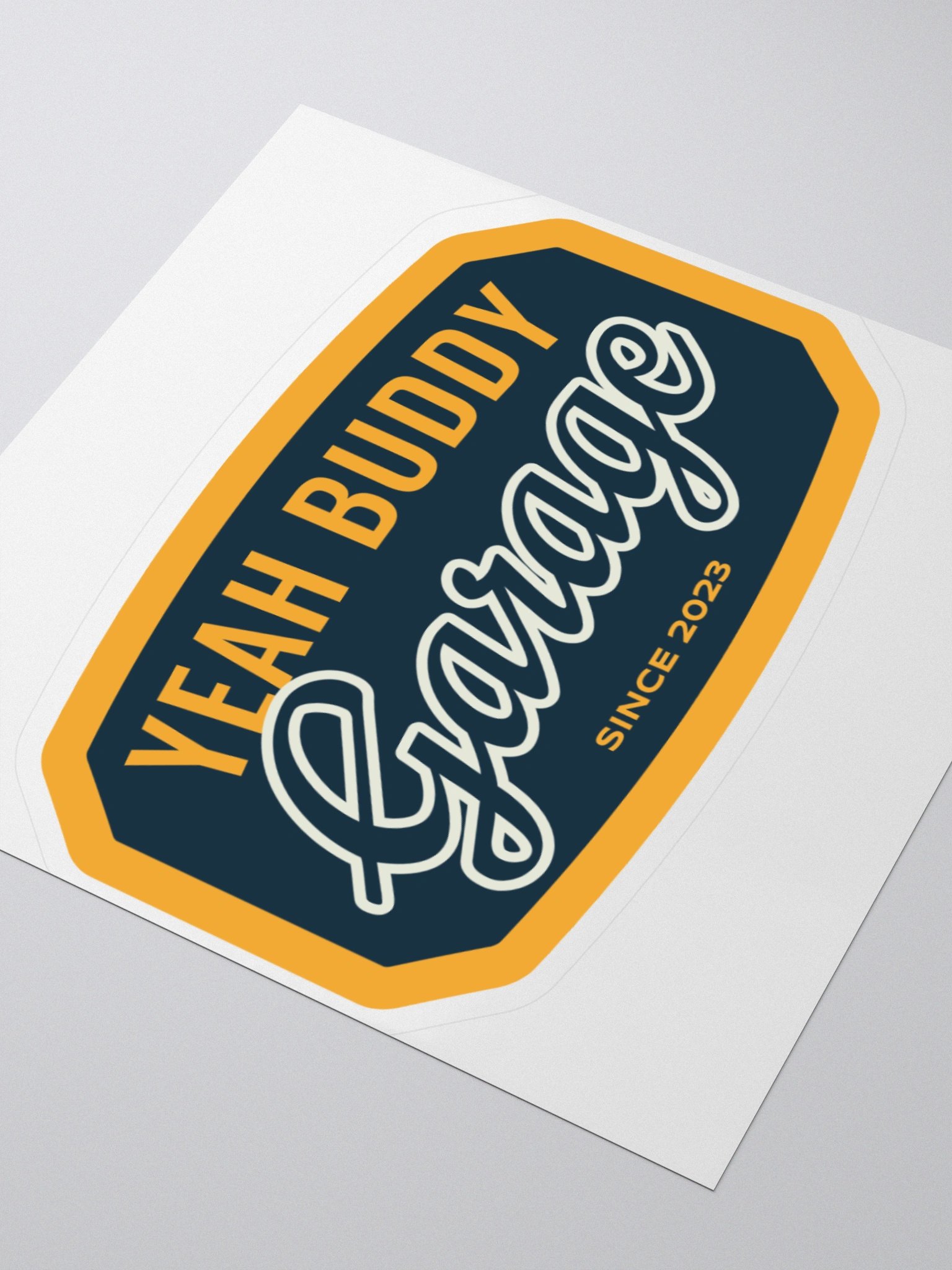 Sticker - Classic Logo Blue Background product image (3)
