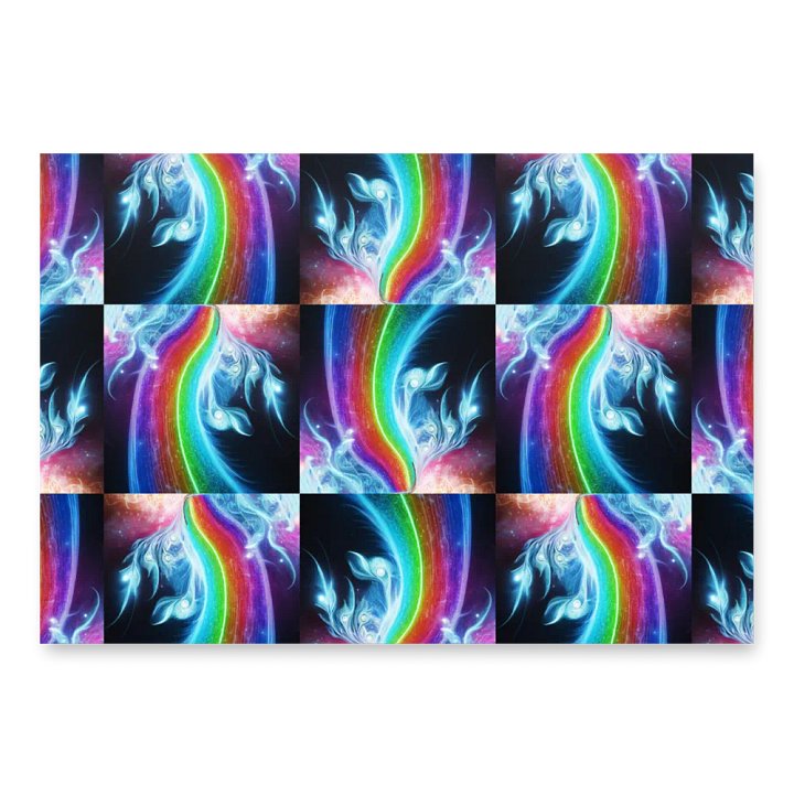 Ethereal Spectrum Rainbow Wrapping Paper Set product image (2)