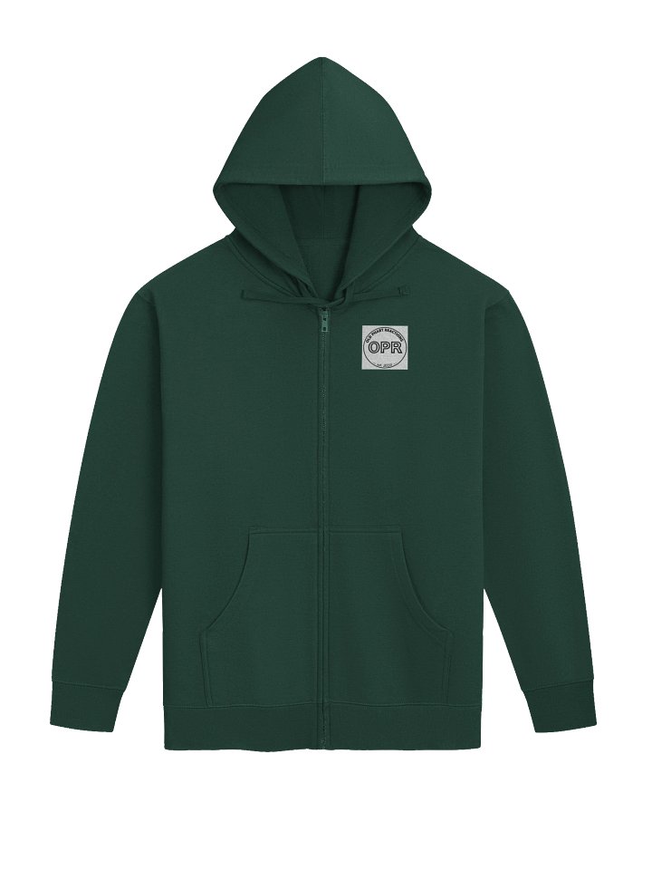 OPR logo front/Old Phart Trio back Fleece Zip-Up Hoodie product image (1)