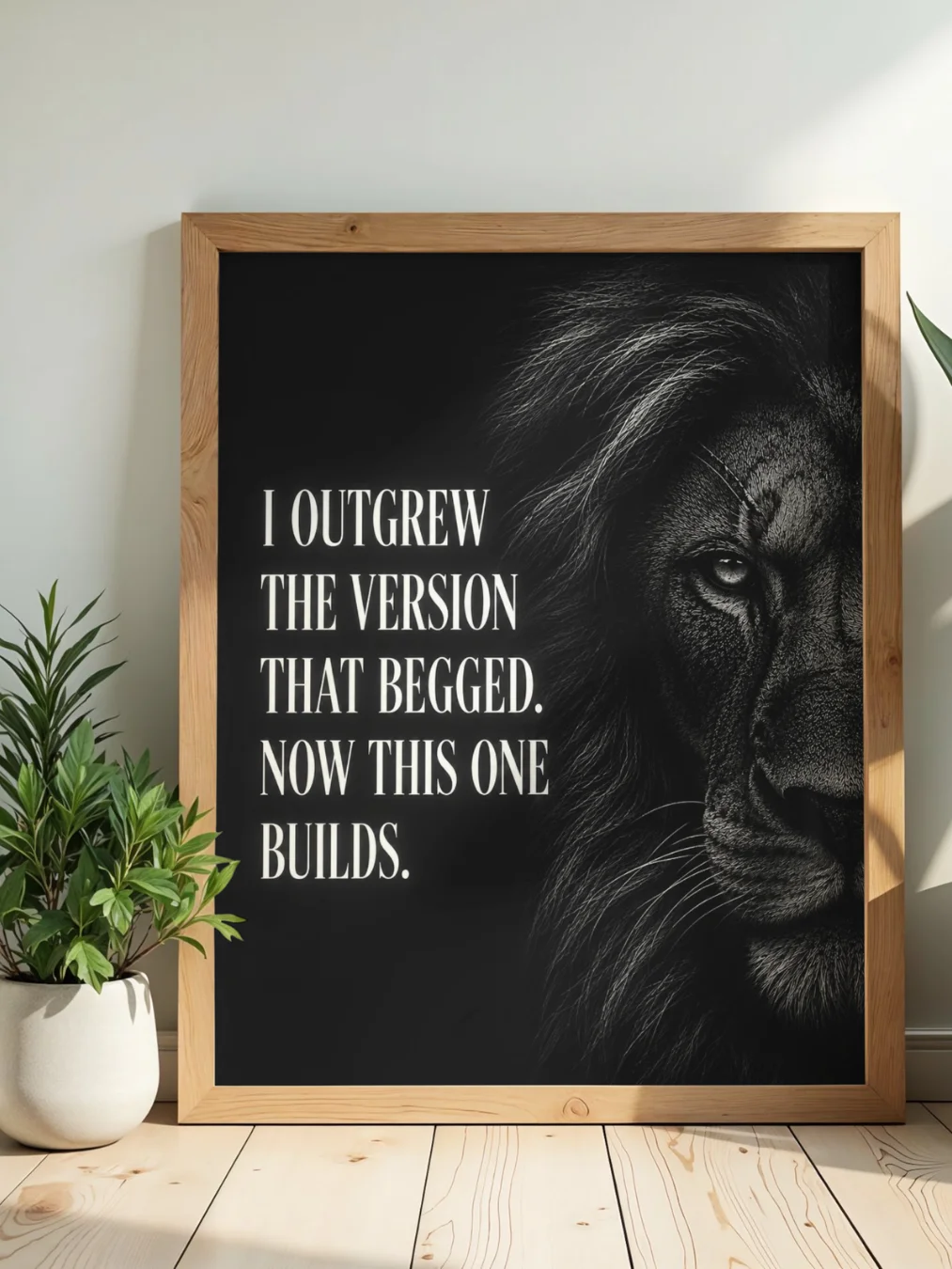 I Outgrew The Version That Begged. Wall Art Print product image (4)