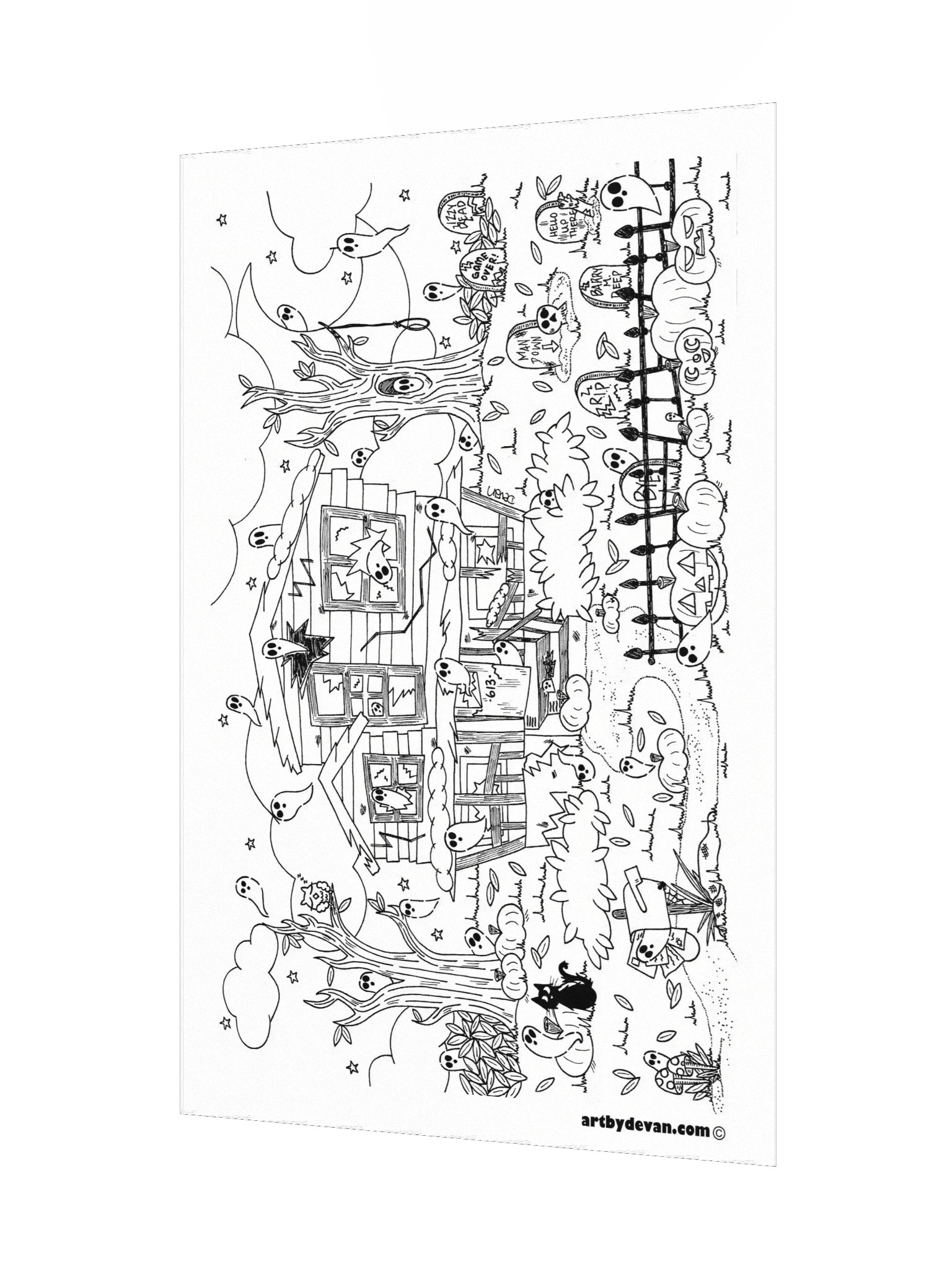 Color Your Own Art: 33 Ghosts product image (3)