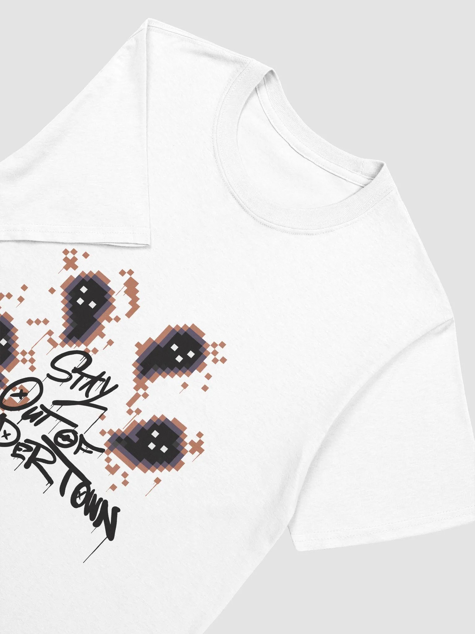 STAY OUT OF LAVENDER TOWN T-Shirt (Black Print) product image (3)