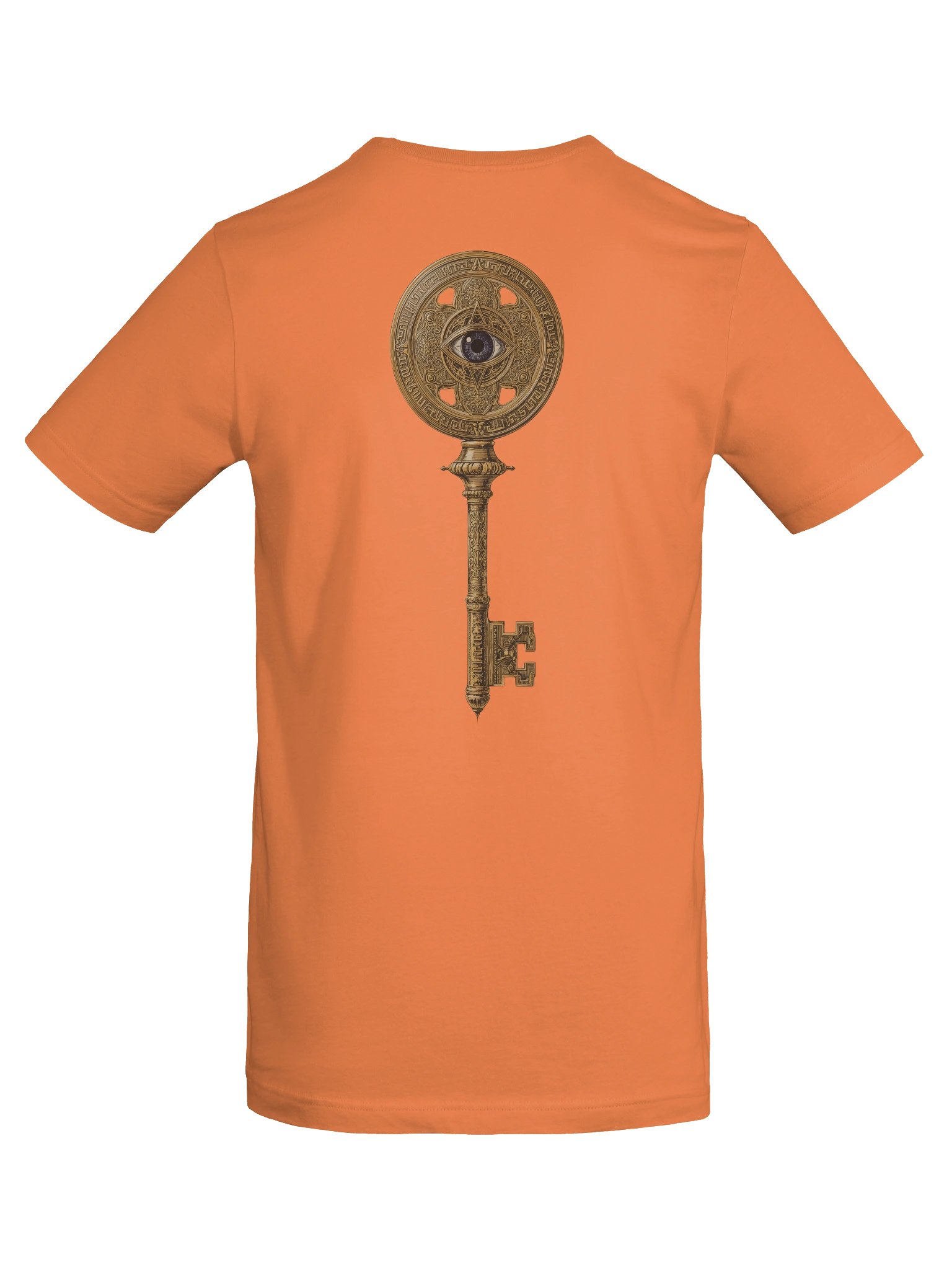 The Gatekeeper’s Key Classic T-Shirt – Front & Back Print | Burnt Orange | Bella+Canvas 3001 product image (8)