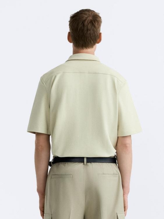 TEXTURED VISCOSE BLEND SHIRT product image (5)