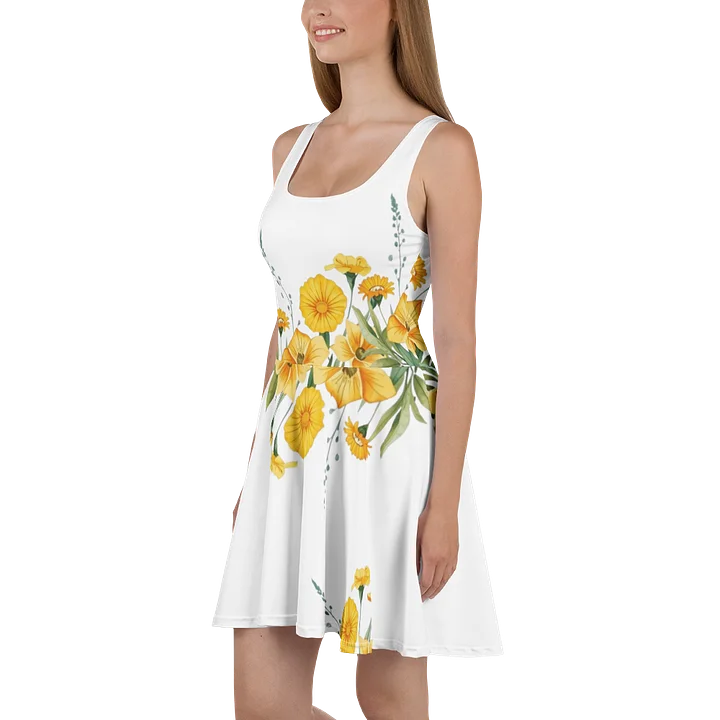 Sunflower Radiance Skater Dress product image (1)