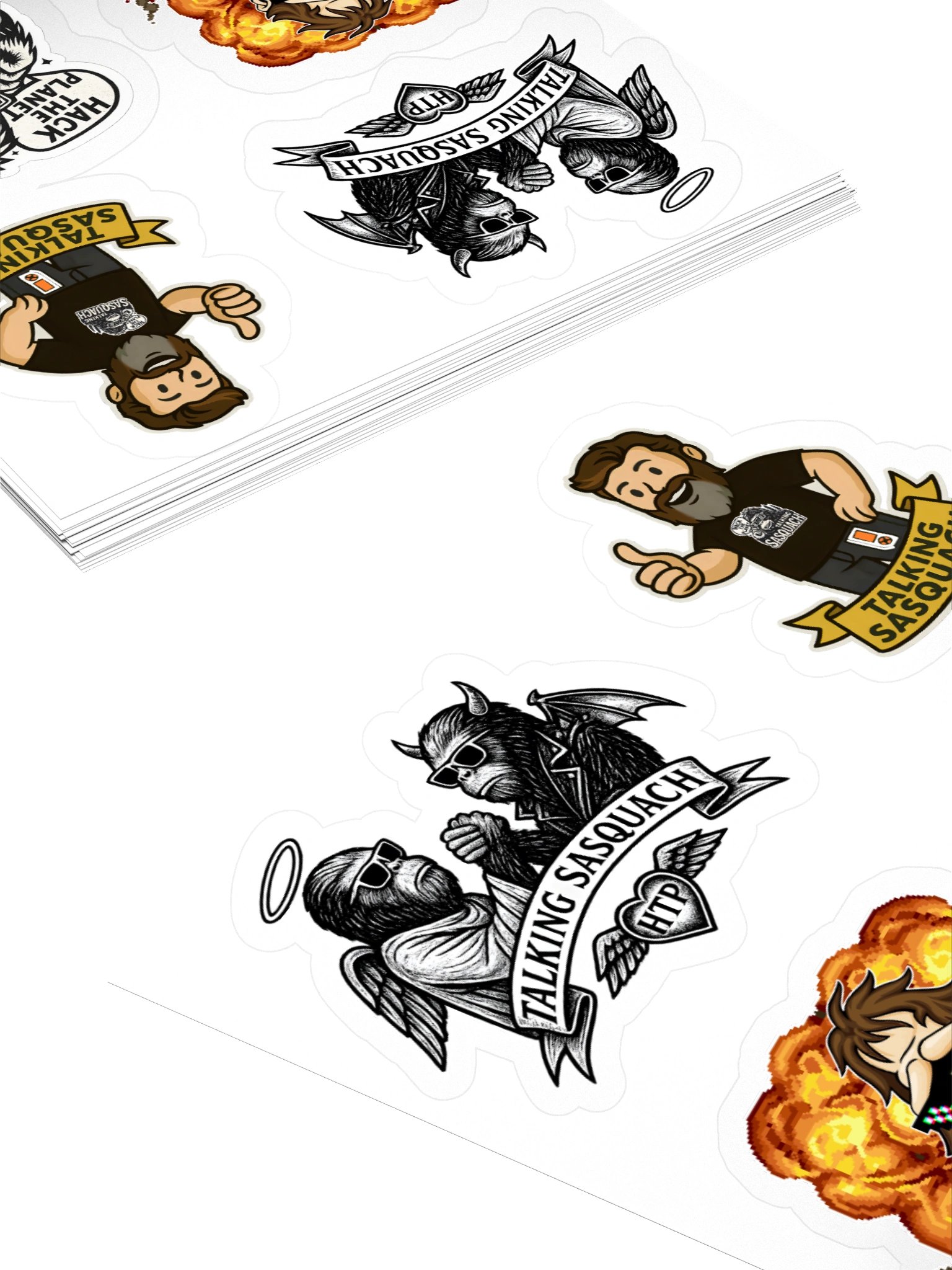 Talking Sasquach Sticker Sheets! product image (4)