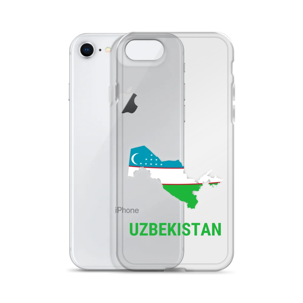 Uzbekistan 2026 World Cup Flag iPhone Tough Case - Uzbekistan Soccer Phone Cover - Dual Layer Protective Case product image (2)