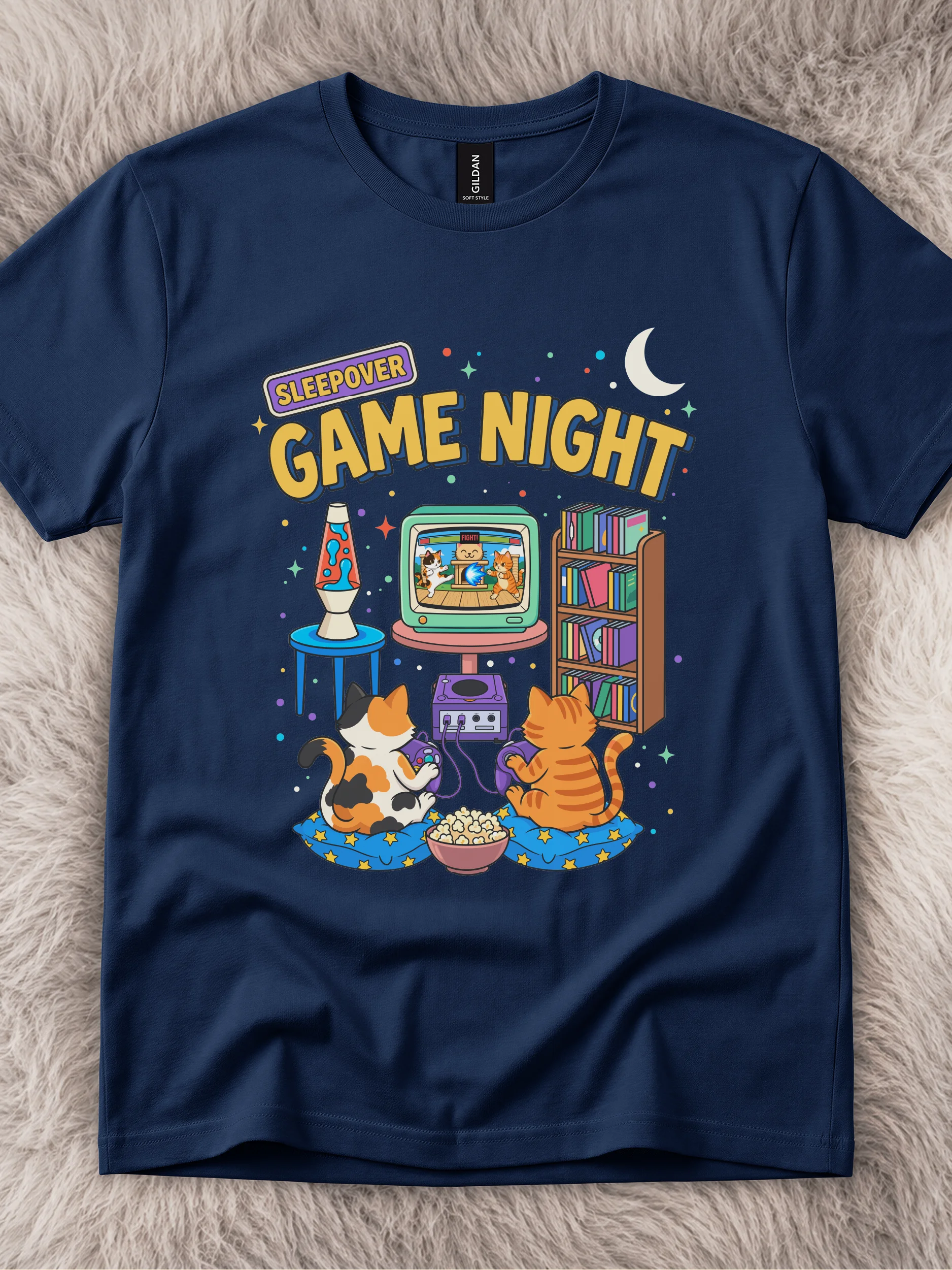 Sleepover Game Night Tee product image (1)