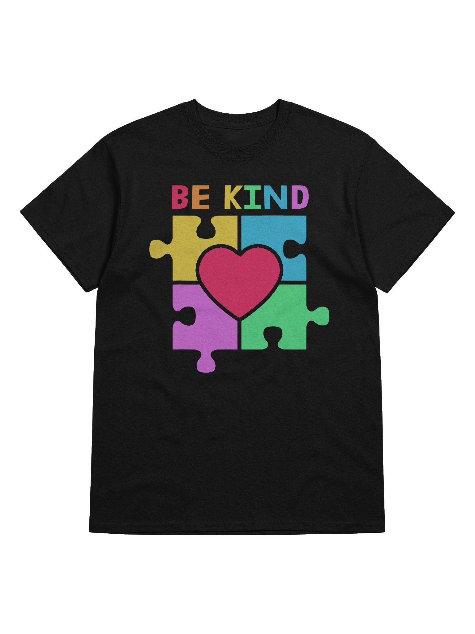 Kindness Puzzle Heart Tee product image (4)