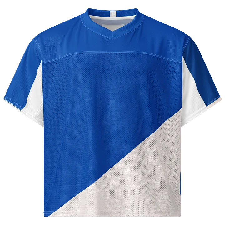 Blue Colorblock Structural Jersey product image (1)