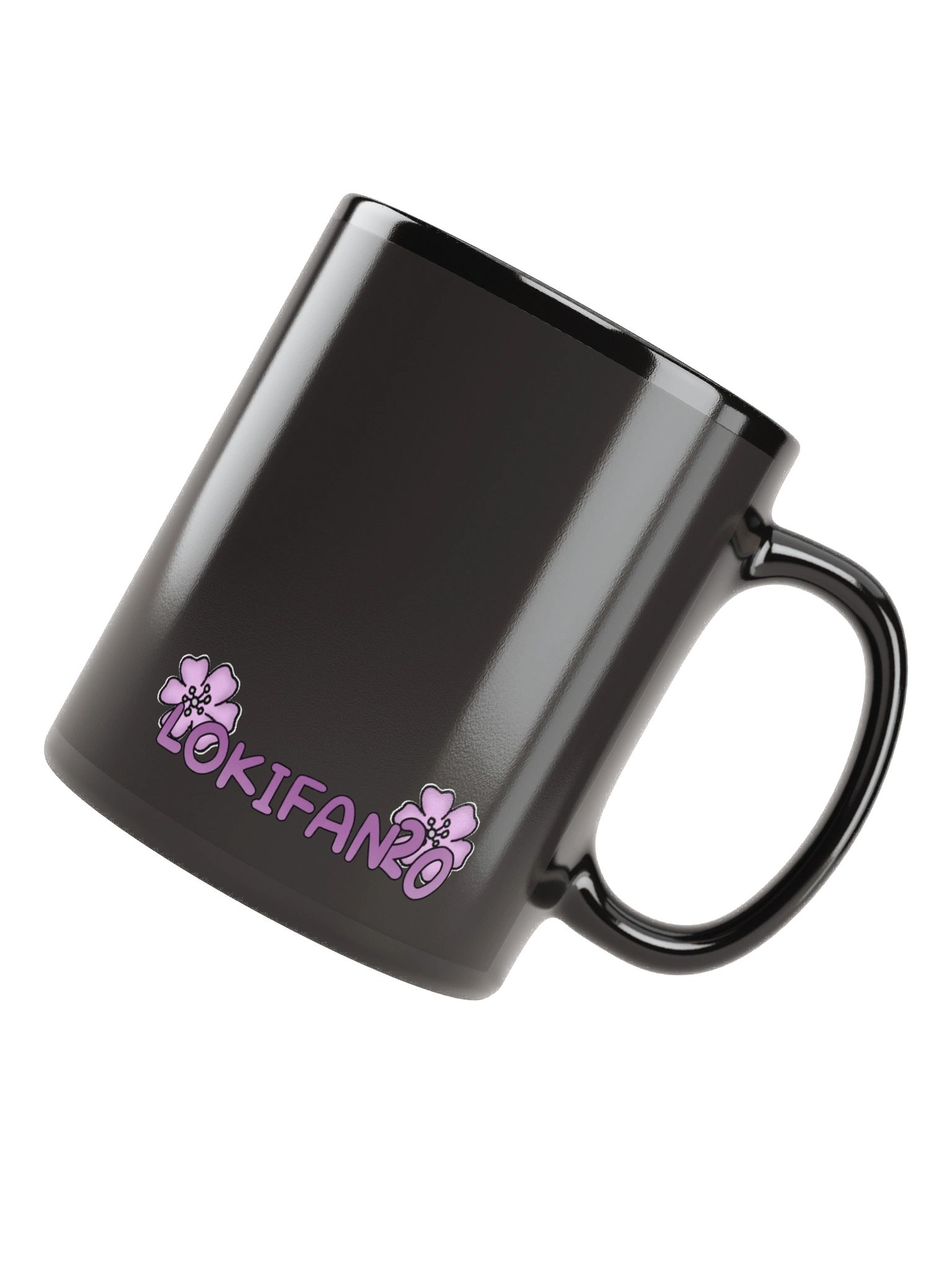 loki drawing black mug product image (4)