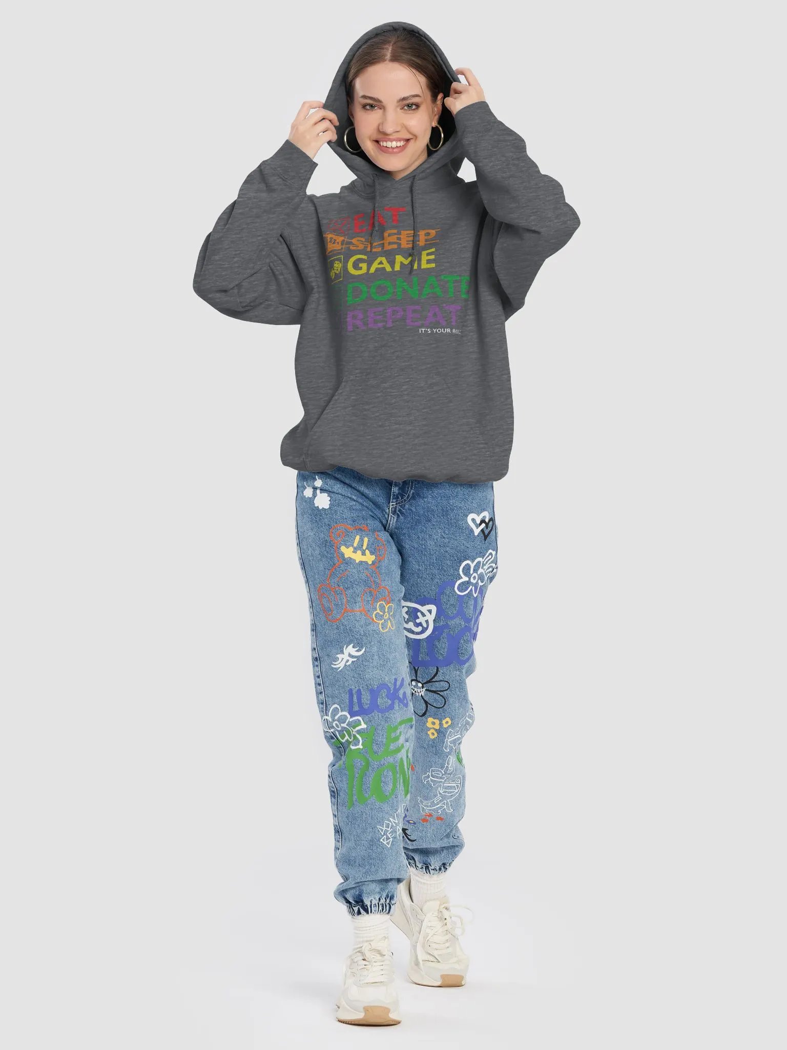 Eat Game and Donate to Extra Life Hoodie product image (26)