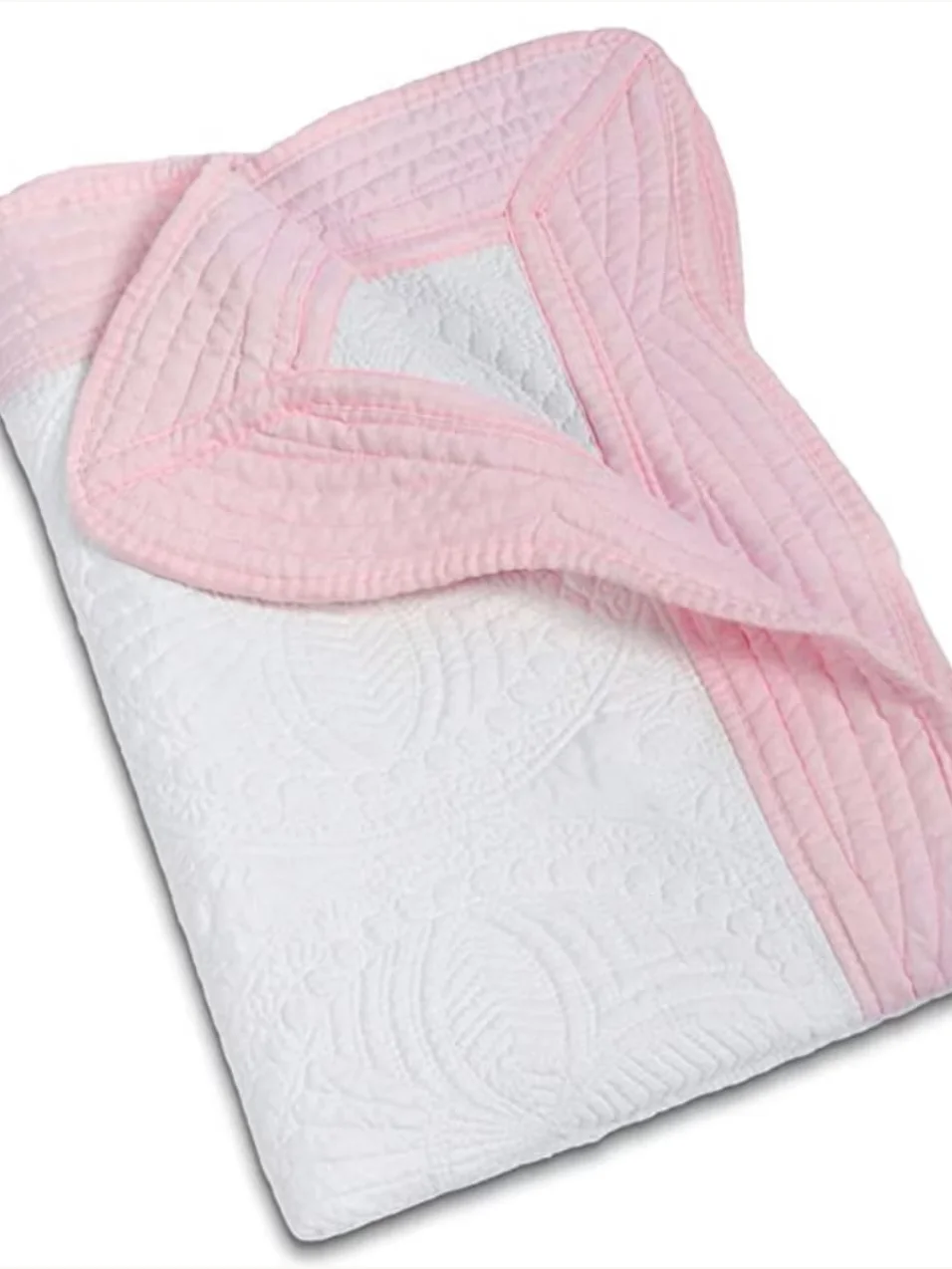 Personalized Quilt for Baptism: Embroidered Cotton Christening Gift product image (2)