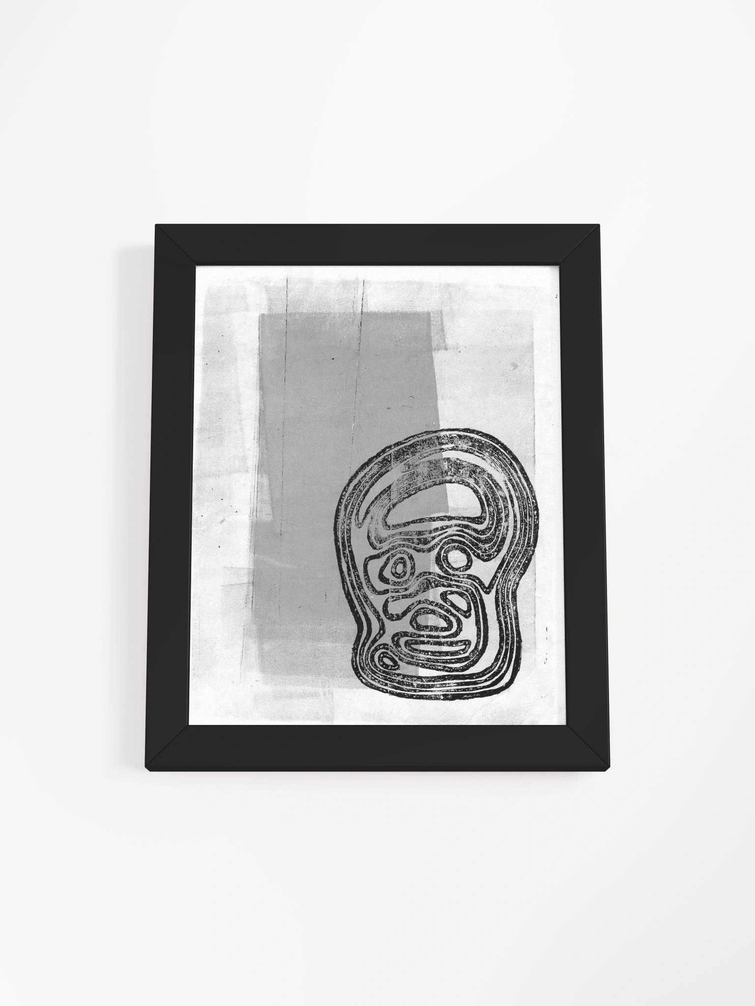 GREY AREA SMUDGE. [Framed Print] product image (1)