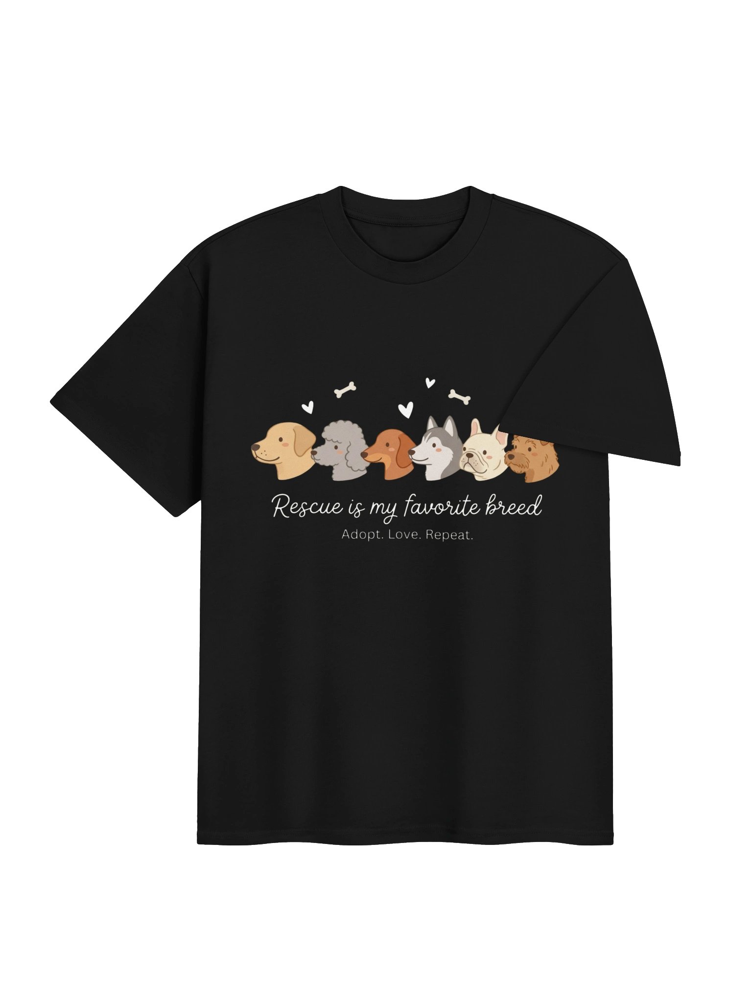 Rescue is My Favorite Breed T-Shirt | Dog Adoption Lover Gift product image (13)