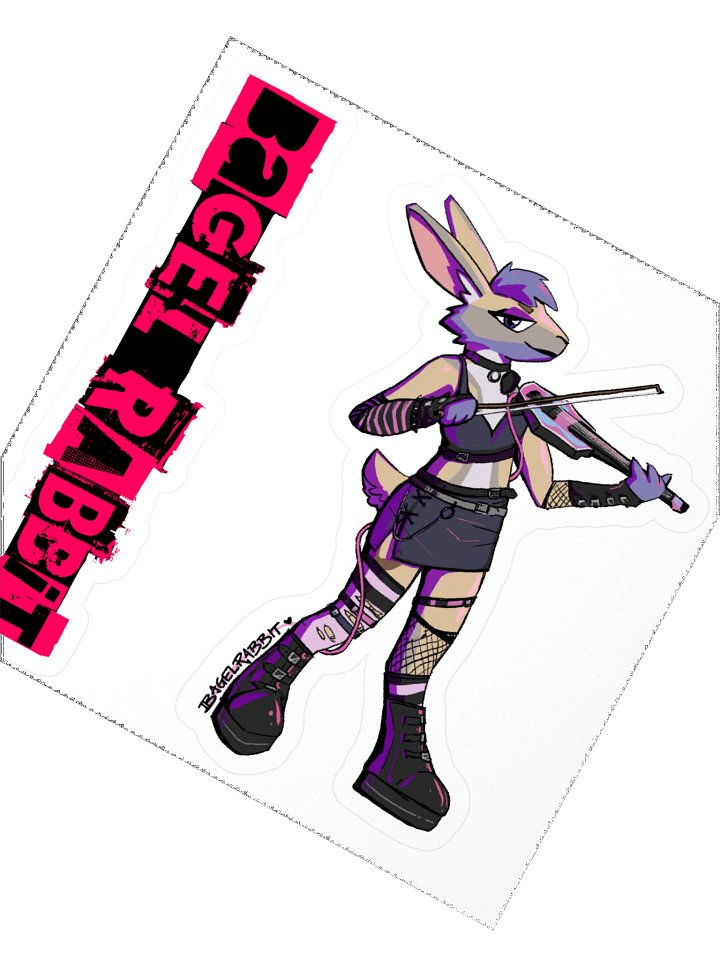 VIOLIN BUN STICKER product image (2)