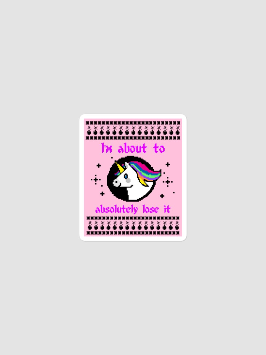 I'm about to lose it bubble free stickers product image (1)