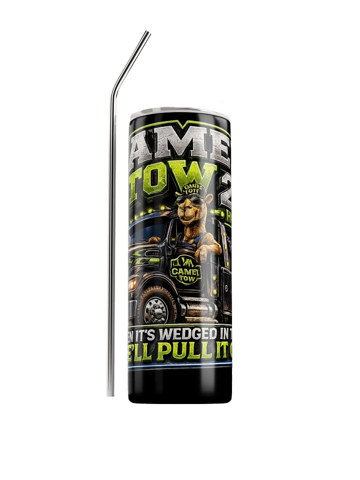 Camel Tow 24 Hours Stainless Tumbler (Black/Green) product image (1)