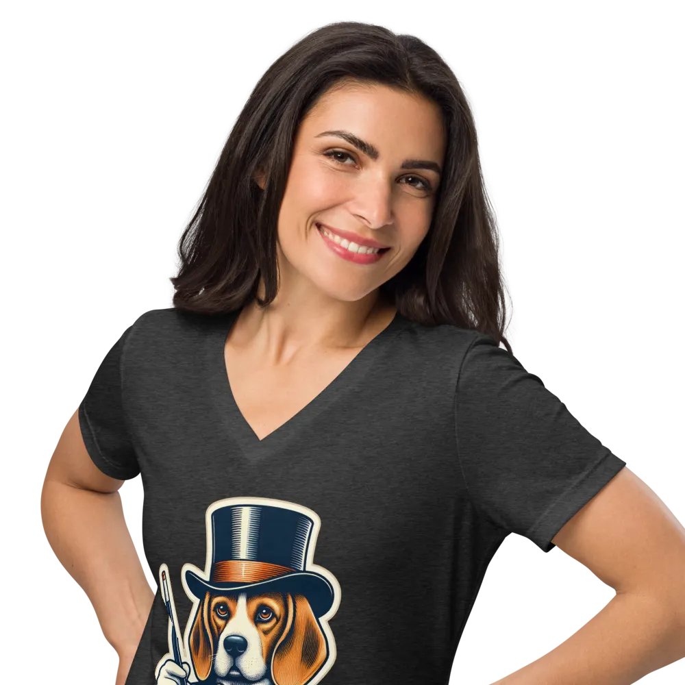 Magician Beagle - V-neck product image (36)