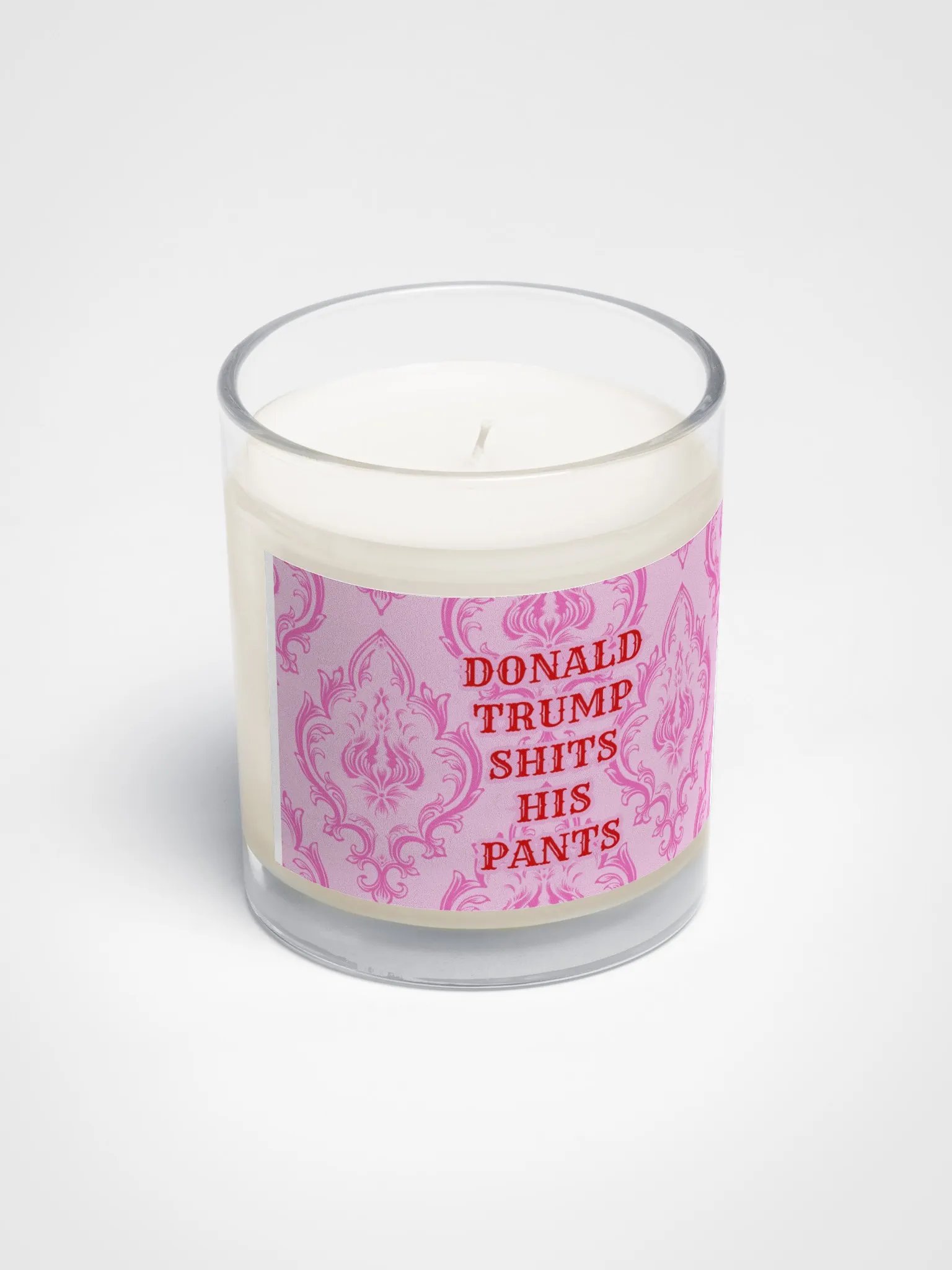 Donald Trump Sh*ts His Pants decorative candle product image (2)